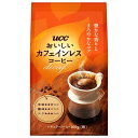 UCC おいしいカフェインレスコーヒー 160g袋×24(6×4)袋入| 送料無料 嗜好品 コーヒー 珈琲 レギュラーコーヒー