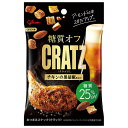 江崎グリコ 糖質オフ クラッツ チキンの黒胡椒仕立て 42g×12袋入×(2ケース)| 送料無料 お菓子 スナック菓子 袋