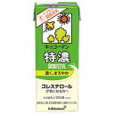 キッコーマン 特濃調製豆乳【特定保健用食品 特保】 200ml紙パック×18本入×(2ケース)| 送料無料 豆乳 キッコーマン 調整 200ml トクホ
