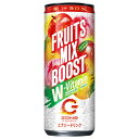 サントリー ZONe(ゾーン) FRUITS MIX BOOST(フルーツミックスブースト) +PEACH 240ml缶×30本入| 送料無料 エナジードリンク 炭酸飲料 ミックス フルーツ