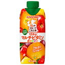 カゴメ 私のフルーツこれ一本 1日分のマルチビタミン 330ml紙パック×12本入×(2ケース)| 送料無料 ミックスジュース フルーツ 果実飲料