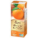 エルビー &果実 オレンジ&パイン 200ml紙パック×24本入×(2ケース)| 送料無料 ジュース オレンジ パイナップル