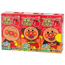 明治 それいけ!アンパンマンの完熟りんご100 125ml紙パック×36(3P×12)本入 メーカー 問屋直送| 送料無料 果実飲料 果汁100% アップル