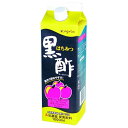 ヨーグルトン乳業 はちみつ黒酢 4倍濃縮 1000ml紙パック×8本入| 送料無料 黒酢飲料 はちみつ