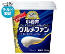 【チルド(冷蔵)商品】小岩井乳業 プレミアムクリームヨーグルトグルメファン 350g×6個入×(2ケース)| 送料無料 ヨーグルト 乳製品