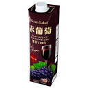 スジャータ 赤葡萄(濃縮還元) 1000ml紙パック×6本入| 送料無料 果実飲料 グレープ 紙パック ぶどう 1L 1l 100%