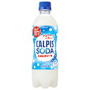 アサヒ飲料 カルピスソーダ 500mlペットボトル×24本入| 送料無料 炭酸飲料 乳性 乳酸飲料 PET