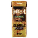 ヤクルト 珈琲たいむ ミディアム 200ml紙パック×24本入| 送料無料 珈琲 ミルク