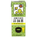 キッコーマン 砂糖不使用 豆乳飲料 抹茶 200ml紙パック×18本入×(2ケース)| 送料無料 豆乳 紀文 抹茶 200ml 紙パック