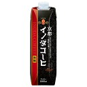 キーコーヒー 京都イノダコーヒ リキッドコーヒー無糖 1L紙パック×6本入×(2ケース)| 送料無料 アイスコーヒー 珈琲 無糖 コーヒー 1000ml 1l