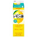 ポッカサッポロ レモン果汁を発酵させて作ったレモンの酢 ストレート 1000ml紙パック×6本入| 送料無料 果実飲料 レモン 酢飲料 檸檬 ストレート