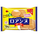 ブルボン ロアンヌ バニラ 16枚(2枚×8袋)×12袋入 メーカー 問屋直送| 送料無料 おやつ 洋菓子 お菓子