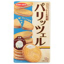 イトウ製菓 パリッツェル 芳醇バニラクリーム 12枚×6箱入| 送料無料 お菓子 焼菓子 クッキー バニラ