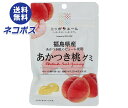 ネコポス JA全農 ニッポンエール 福島県産あかつき桃 グミ 40g×10袋入| 全国送料無料 お菓子 グミ 国産 日本産 全農