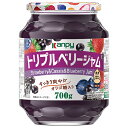 カンピー トリプルベリージャム 700g瓶×6個入×(2ケース)| 送料無料 ジャム ベリー ミックス 瓶 嗜好品