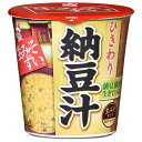 旭松 旭松カップ 生みそずい ひきわり納豆汁 15.5g×6個入×(2ケース)| 送料無料 味噌汁 みそ汁 納豆 ひきわり納豆 納豆汁