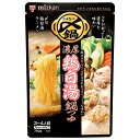 ミツカン 〆まで美味しい 濃厚鶏白湯鍋つゆ ストレート 750g×12袋入×(2ケース)| 送料無料 一般食品 調味料 鍋スープ