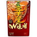 ミツカン 辛屋 W味噌鍋つゆ ストレート 750g×12袋入| 送料無料 調味料 粉末 鍋つゆ 素 鍋スープ