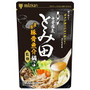ミツカン 中華蕎麦とみ田監修 濃厚豚骨魚介鍋つゆ 750g×12袋入| 送料無料 調味料 鍋つゆ 素 鍋スープ ストレート
