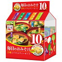 永谷園 毎日のおみそ汁 5種のバラエティーセット 10袋入 51g×4袋入×(2ケース)| 送料無料 フリーズドライ インスタント 味噌汁