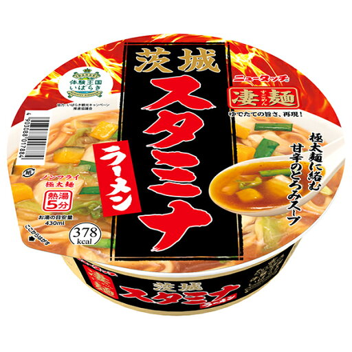ヤマダイ ニュータッチ 凄麺 茨城スタミナラーメン 115g×12個入| 送料無料 インスタント食品 カップめん カップラーメン ヤマダイ ニュータッチ 凄麺 茨城スタミナラーメン 115g×12個入| 送料無料 インスタント食品 カップめん カップラーメン