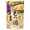 モランボン もつ鍋用スープ みそ味 750g×10袋入×(2ケース)| 送料無料 調味料 ストレート 鍋スープ もつ鍋