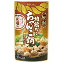 モランボン 横綱 地鶏だしちゃんこ鍋用スープ 味噌味 750g×10袋入| 送料無料 調味料 ストレート 鍋スープ