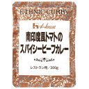 ハウス食品 南印度風トマトのスパイシービーフカレー 200g×30袋入| 送料無料 カレー インドカレー レトルト