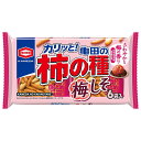 【送料無料・メーカー/問屋直送品・代引不可】亀田製菓 亀田の柿の種 梅しそ 6袋詰 164g袋×12入| おかき ピーナッツ おやつ 袋 おつまみ うめ
