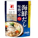 【賞味期限2025.09.02かそれ以降】にんべん 海鮮だし 塩鍋つゆ 750gパウチ×12袋入| 送料無料 つゆ だし 調味料 鍋スープ 海鮮 塩