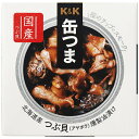 【送料無料・メーカー/問屋直送品・代引不可】国分 K&K 缶つま 北海道産 つぶ貝燻製油漬け 35g×6個入×(2ケース)| おつまみ 缶詰