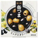 【送料無料・メーカー/問屋直送品・代引不可】国分 K&K 缶つま ミックスオリーブ 60g×6個入×(2ケース)| おつまみ 缶詰