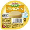 ハウス食品 やさしくラクケア 20kcal プリンカスタード味 60g×48個入×(2ケース)| 送料無料 ケアフード プリン カスタード デザート 艇カロリー