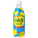 サンガリア うましゅわ 日向夏ソーダ 500mlペットボトル×24本入| 送料無料 炭酸飲料 フルーツ 果物 PET 日向夏