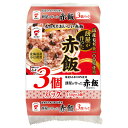 たいまつ食品 餅屋が作った赤飯 3個パック 450g×8袋入×(2ケース)| 送料無料 レンジ食品 レトルト パックご飯 ご飯 赤飯 レンジ