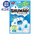 ネコポス ノーベル製菓 SHUWAO!!(シュワオ) ソフトキャンデー ソーダ味 30g×6個入| 全国送料無料 お菓子 ソフトキャンデー ソーダ 袋