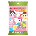 不二家 ペコ×サンリオキャラクターズ なかよしシールグミ(ピーチ&マスカット) 6粒×20個入×(2ケース)| 送料無料 お菓子 袋 グミ イチゴ ペコ サンリオ