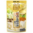 モランボン コク旨スープがからむ 魅惑の丸鶏清湯鍋用スープ 750g×10袋入×(2ケース)| 送料無料 調味料 ストレート 鍋スープ 丸鶏 清湯