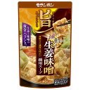 モランボン コク旨スープがからむ 躍動の生姜味噌鍋用スープ 750g×10袋入×(2ケース)| 送料無料 調味料 ストレート 鍋スープ ショウガ 味噌 ミソ