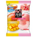 オリヒロ ぷるんと蒟蒻ゼリー マンゴー+白桃 (20g×12個)×12袋入×(2ケース)| 送料無料 お菓子 こんにゃくゼリー ダイエット もも