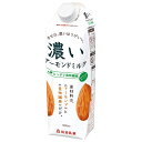筑波乳業 濃いアーモンドミルク たっぷり食物繊維 1000ml紙パック×6本入| 送料無料 アーモンドミルク アーモンド 食物繊維