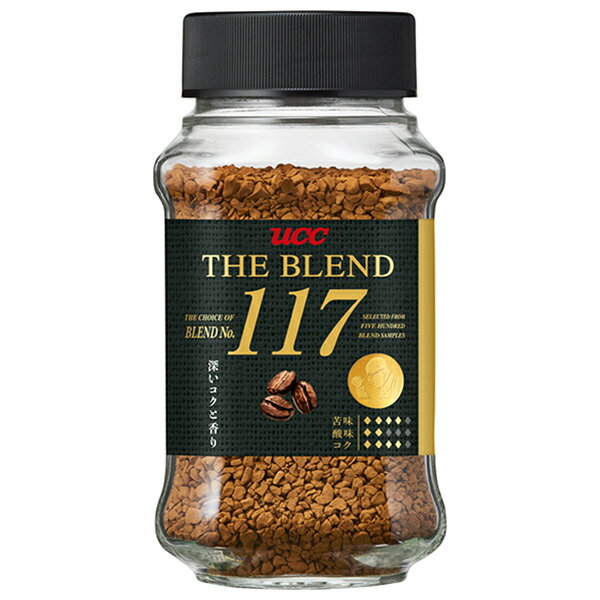 UCC ザ・ブレンド117 70g瓶×12本入｜ 送料無料 インスタントコーヒー ブレンド 珈琲