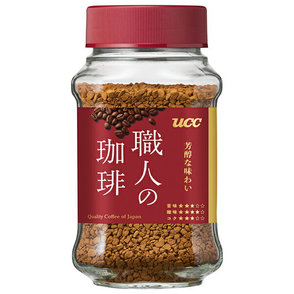 UCC 職人の珈琲 芳醇な味わい 66g瓶×12本入×(2ケース)｜ 送料無料 インスタントコーヒー コーヒー ビン