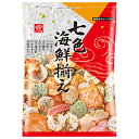 三河屋製菓 七色海鮮揃え 125g×12袋入 メーカー 問屋直送| 送料無料 おつまみ せんべい えび満月 いかボン 七種類 えびせんべい