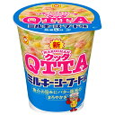 東洋水産 MARUCHAN QTTA(マルチャン クッタ) ミルキーシーフード味 77g×12個入| 送料無料 インスタント カップ麺 ラーメン シーフード