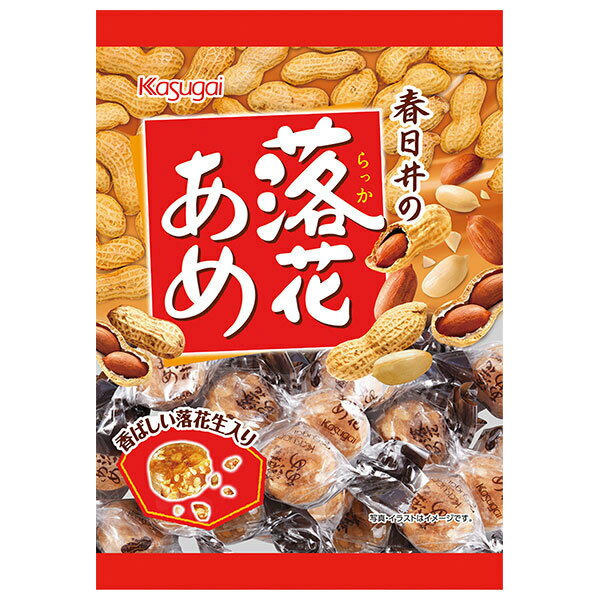 春日井製菓 落花あめ 104g×12袋入 メーカー 問屋直送｜ 送料無料 お菓子 飴・キャンディー 袋