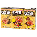 明治 それいけ!アンパンマンのむぎ茶 125ml紙×18(3P×6)本入×(2ケース) メーカー 問屋直送| 送料無料 麦茶 むぎちゃ ノンカフェイン 国産六条大麦