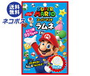 ネコポス ノーベル製菓 スーパーマリオラムネ ラムネ味 40g×6袋入| 全国送料無料 ラムネ おやつ お菓子