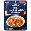 アサヒグループ食品 まんぷく日和 根菜とふっくら大豆の煮物 100g×24袋入×(2ケース)| 送料無料 介護食 柔らかい 調理済 レトルト