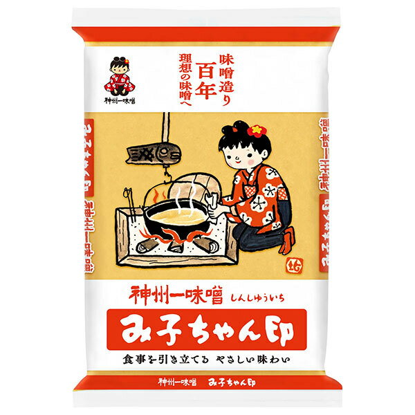神州一味噌 み子ちゃん 850g×12袋入×(2ケース)｜ 送料無料 味噌 みそ ミソ 調味料